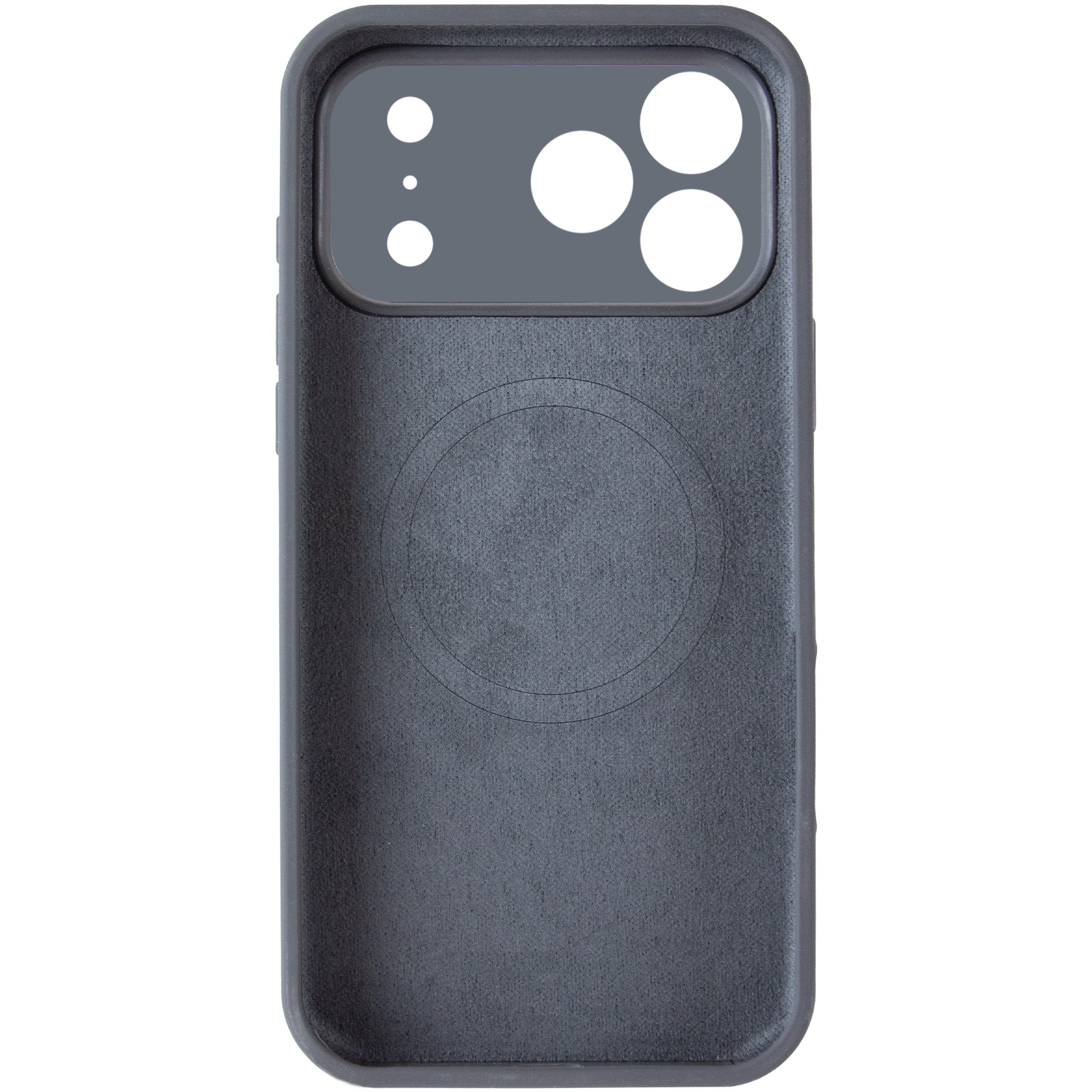 Чехол Silk Duo Color Full Camera (AA) with Magnetic Fit для Apple iPhone 17 Pro / 18 Pro (6.3"), Gray 2, Силикон, купить оптом с доставкой