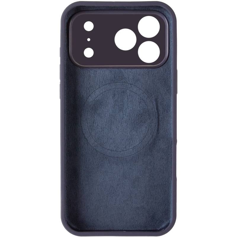 Чехол Silk Duo Color Full Camera (AA) with Magnetic Fit для Apple iPhone 17 Pro / 18 Pro (6.3"), Midnight Blue 2, Силикон, купить оптом с доставкой