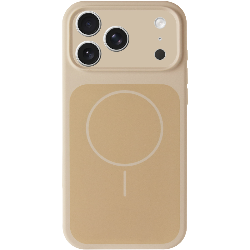 Чехол Silk Duo Color Full Camera (AA) with Magnetic Fit для Apple iPhone 17 Pro Max / 18 Pro Max, Antique White 1, Силикон, купить оптом с доставкой