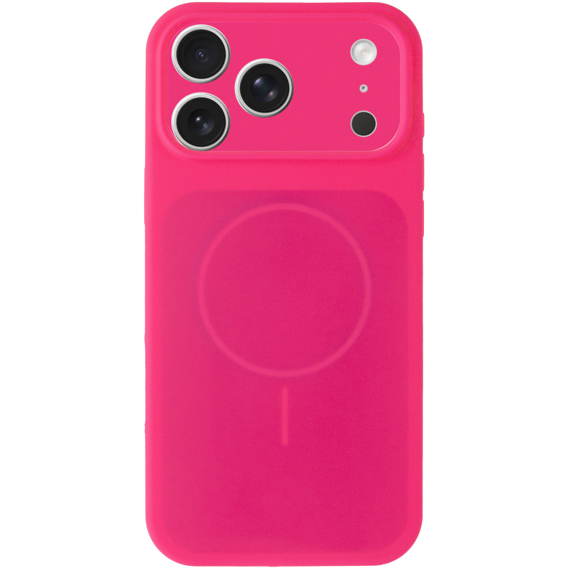 Чехол Silk Duo Color Full Camera (AA) with Magnetic Fit для Apple iPhone 17 Pro Max / 18 Pro Max, Dragon Fruit 1, Силикон, купить оптом с доставкой