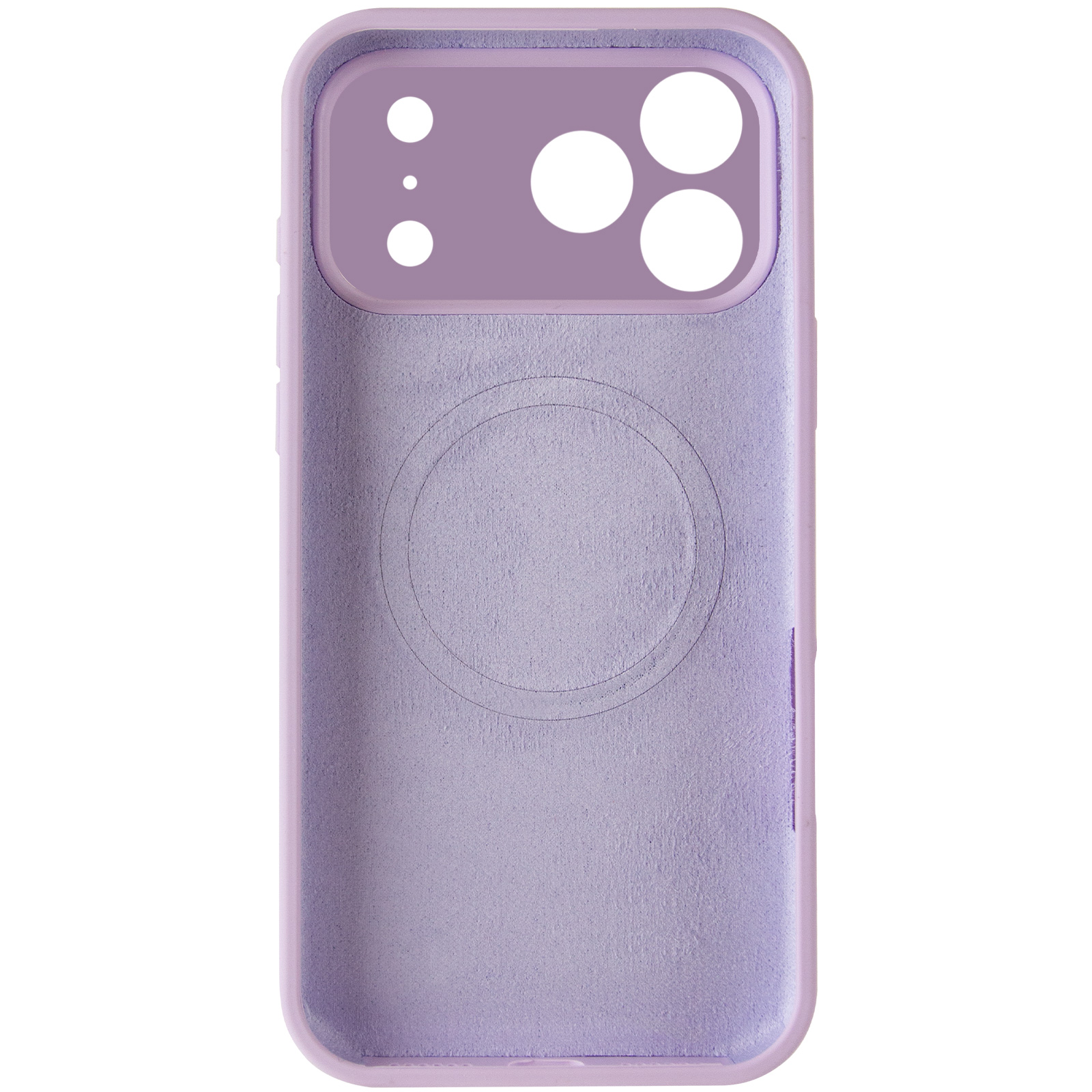 Чехол Silk Duo Color Full Camera (AA) with Magnetic Fit для Apple iPhone 17 Pro Max / 18 Pro Max, Lilac 2, Силикон, купить оптом с доставкой