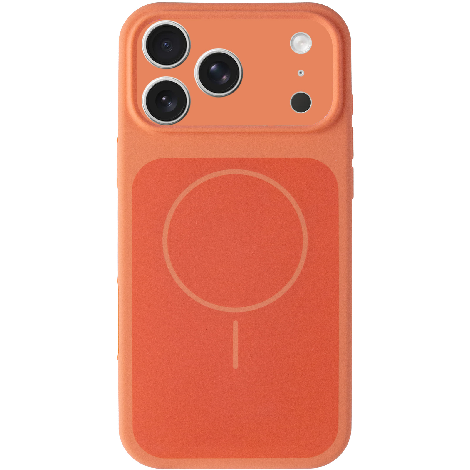 Чехол Silk Duo Color Full Camera (AA) with Magnetic Fit для Apple iPhone 17 Pro Max / 18 Pro Max, Orange 1, Силикон, купить оптом с доставкой