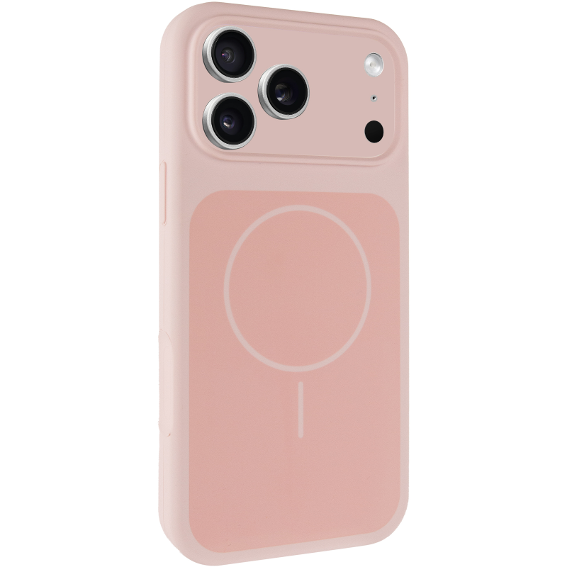 Чехол Silk Duo Color Full Camera (AA) with Magnetic Fit для Apple iPhone 17 Pro Max / 18 Pro Max, Pink, Силикон, купить оптом с доставкой