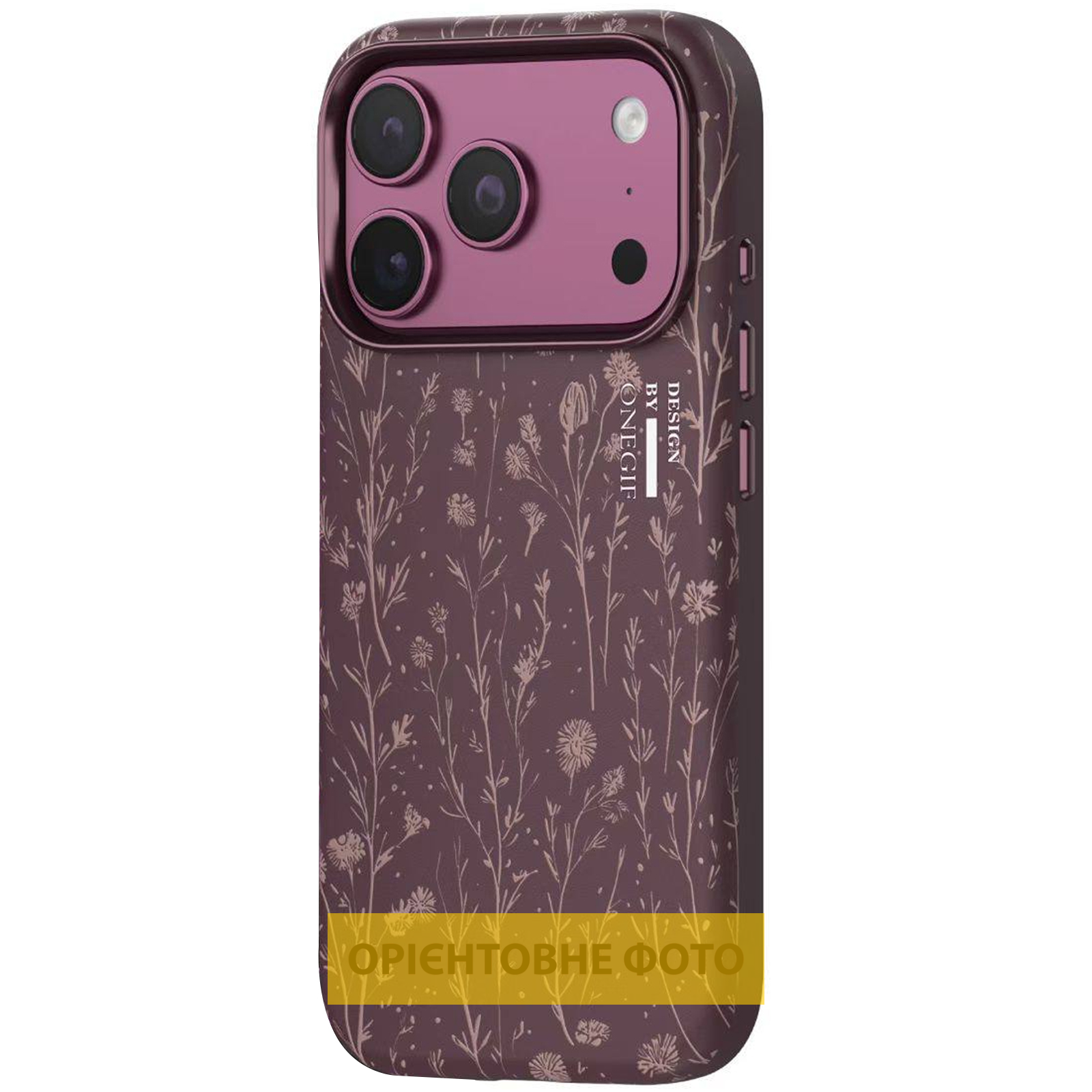 Чехол TPU+PC OneGif by Puloka Aesthetic для Apple iPhone 16 Pro Max (6.9"), Dark Cherry, TPU+PC, купить оптом с доставкой
