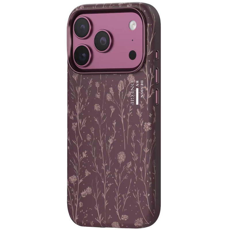 Чехол TPU+PC OneGif by Puloka Aesthetic для Apple iPhone 17 Pro / 18 Pro (6.3"), Dark Cherry, TPU+PC, купить оптом с доставкой