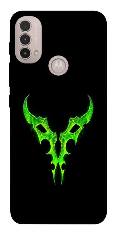 Чехол itsPrint Burning legion для Motorola Moto E40, игры, купить оптом с доставкой