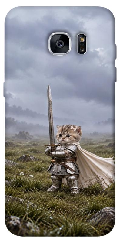 Чехол itsPrint Knight kitten для Samsung G935F Galaxy S7 Edge, мемы, купить оптом с доставкой