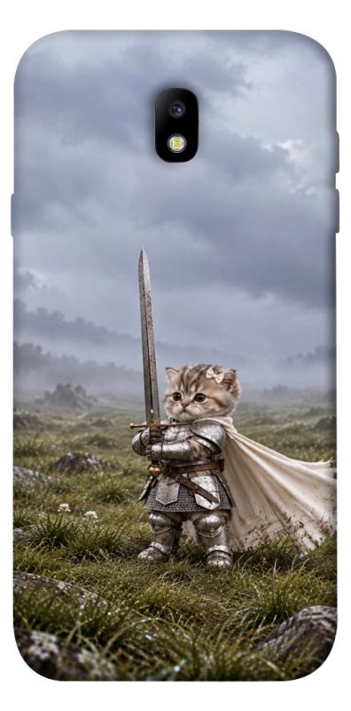Чехол itsPrint Knight kitten для Samsung J730 Galaxy J7 (2017), мемы, купить оптом с доставкой
