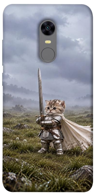 Чехол itsPrint Knight kitten для Xiaomi Redmi 5 Plus / Redmi Note 5 (Single Camera), мемы, купить оптом с доставкой