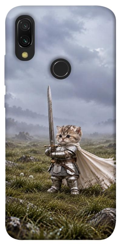 Чехол itsPrint Knight kitten для Xiaomi Redmi 7, мемы, купить оптом с доставкой