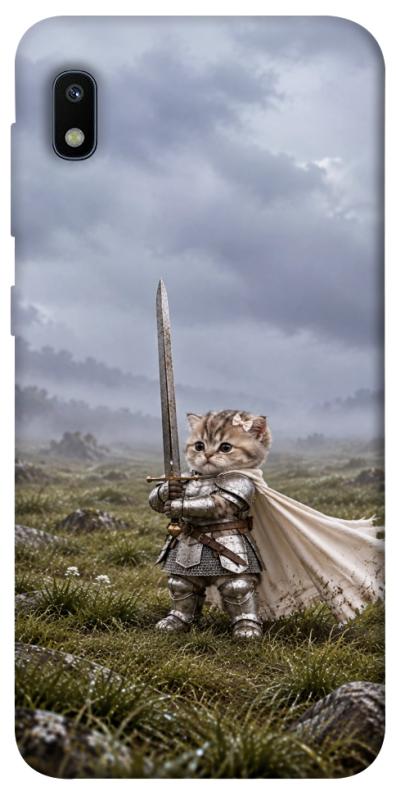 Чехол itsPrint Knight kitten для Samsung Galaxy A10 (A105F), мемы, купить оптом с доставкой