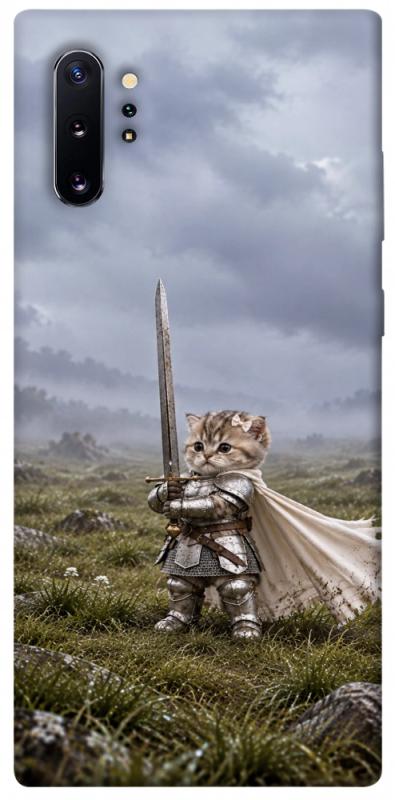 Чехол itsPrint Knight kitten для Samsung Galaxy Note 10 Plus, мемы, купить оптом с доставкой