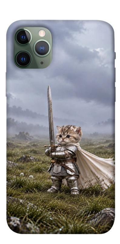 Чехол itsPrint Knight kitten для Apple iPhone 11 Pro (5.8"), мемы, купить оптом с доставкой