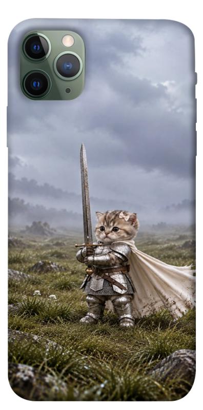 Чехол itsPrint Knight kitten для Apple iPhone 11 Pro Max (6.5"), мемы, купить оптом с доставкой