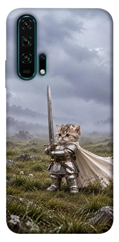 Чехол itsPrint Knight kitten для Huawei Honor 20 Pro, мемы, купить оптом с доставкой