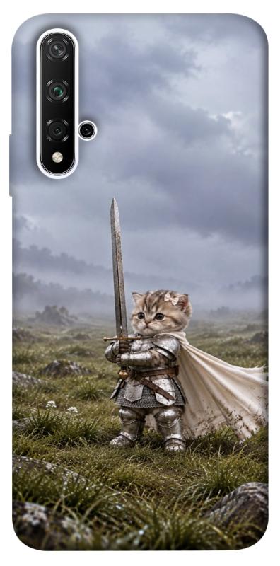 Чехол itsPrint Knight kitten для Huawei Honor 20 / Nova 5T, мемы, купить оптом с доставкой