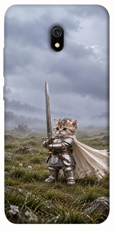 Чехол itsPrint Knight kitten для Xiaomi Redmi 8a, мемы, купить оптом с доставкой