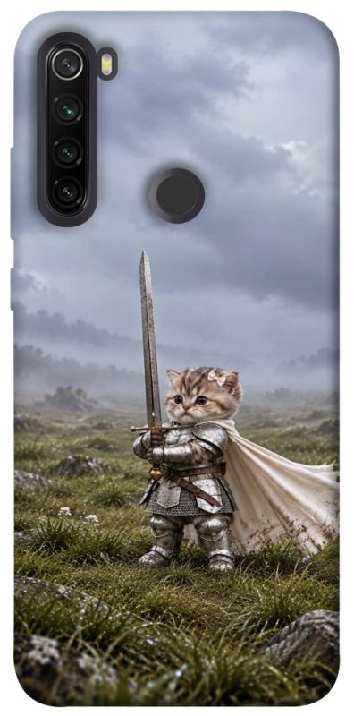 Чехол itsPrint Knight kitten для Xiaomi Redmi Note 8T, мемы, купить оптом с доставкой