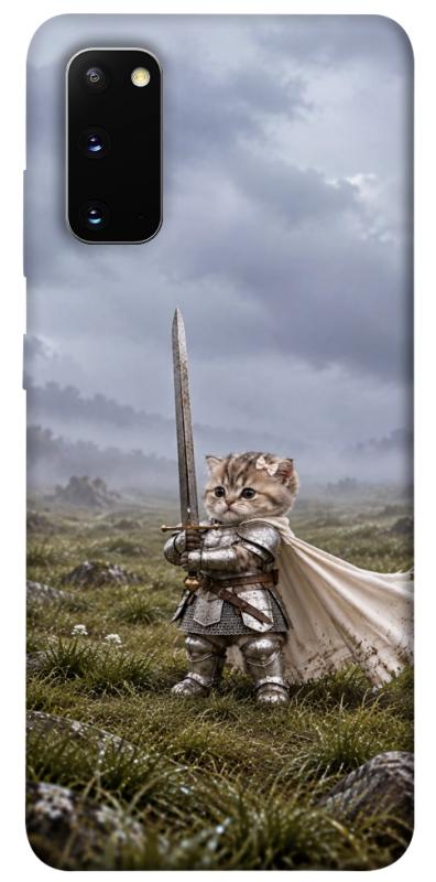 Чехол itsPrint Knight kitten для Samsung Galaxy S20, мемы, купить оптом с доставкой