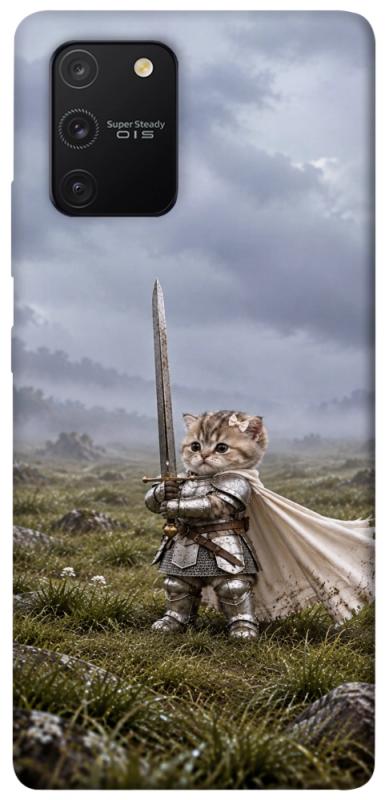 Чехол itsPrint Knight kitten для Samsung Galaxy S10 Lite, мемы, купить оптом с доставкой