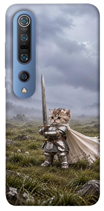 Чехол itsPrint Knight kitten для Xiaomi Mi 10 / Mi 10 Pro, мемы, купить оптом с доставкой