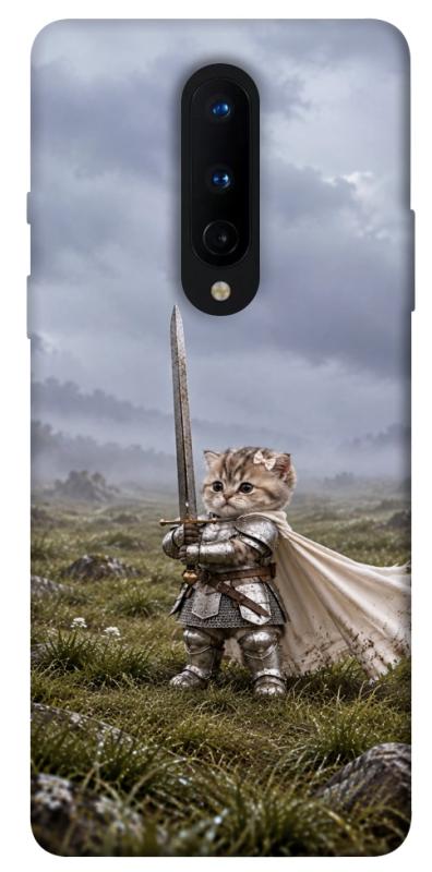 Чехол itsPrint Knight kitten для OnePlus 8, мемы, купить оптом с доставкой