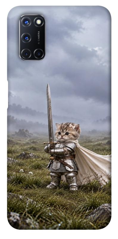 Чехол itsPrint Knight kitten для Oppo A52 / A72 / A92, мемы, купить оптом с доставкой