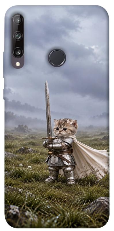 Чехол itsPrint Knight kitten для Huawei P40 Lite E / Y7p (2020), мемы, купить оптом с доставкой