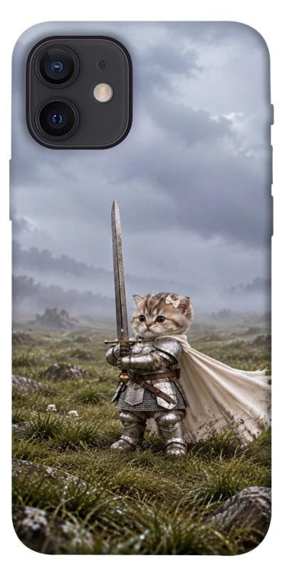 Чехол itsPrint Knight kitten для Apple iPhone 12 Pro (6.1"), мемы, купить оптом с доставкой