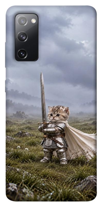 Чехол itsPrint Knight kitten для Samsung Galaxy S20 FE, мемы, купить оптом с доставкой