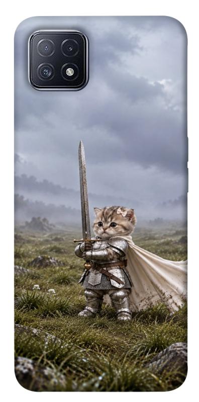 Чехол itsPrint Knight kitten для Oppo A73, мемы, купить оптом с доставкой