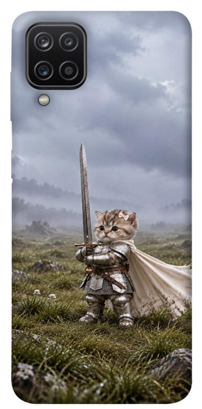 Чехол itsPrint Knight kitten для Samsung Galaxy A12, мемы, купить оптом с доставкой