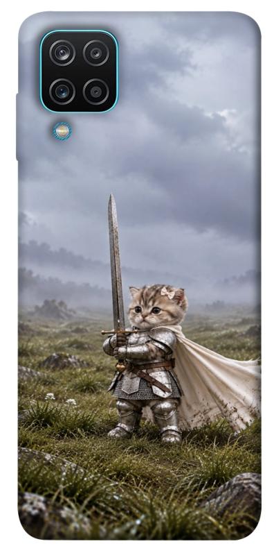 Чехол itsPrint Knight kitten для Samsung Galaxy A12, мемы, купить оптом с доставкой