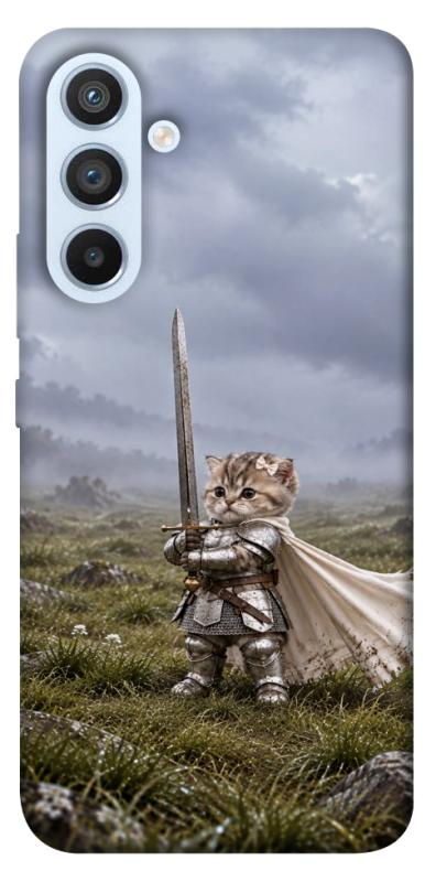 Чехол itsPrint Knight kitten для Samsung Galaxy A54 5G, мемы, купить оптом с доставкой