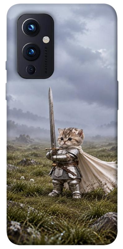 Чехол itsPrint Knight kitten для OnePlus 9, мемы, купить оптом с доставкой