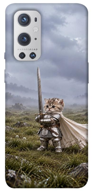 Чехол itsPrint Knight kitten для OnePlus 9 Pro, мемы, купить оптом с доставкой