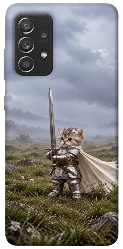 Чехол itsPrint Knight kitten для Samsung Galaxy A52 4G / A52 5G, мемы, купить оптом с доставкой