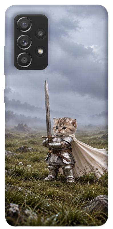 Чехол itsPrint Knight kitten для Samsung Galaxy A72 4G / A72 5G, мемы, купить оптом с доставкой