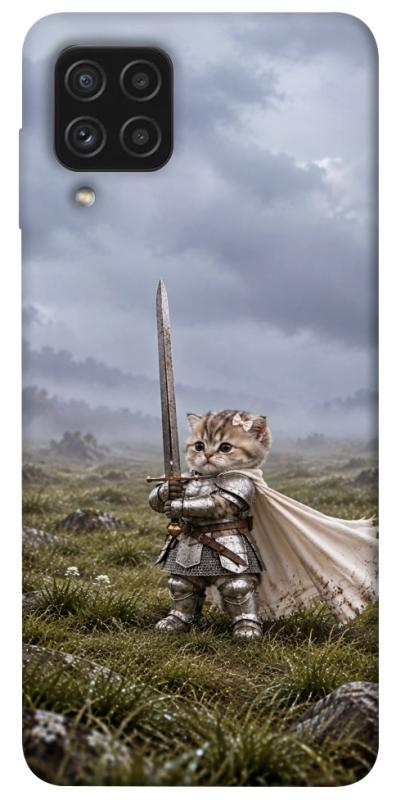 Чехол itsPrint Knight kitten для Samsung Galaxy A22 4G, мемы, купить оптом с доставкой