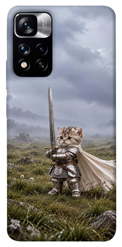 Чехол itsPrint Knight kitten для Xiaomi Poco M4 Pro 5G, мемы, купить оптом с доставкой