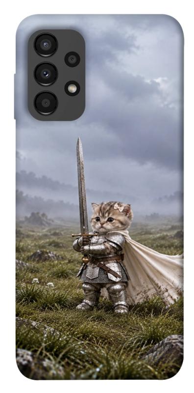 Чехол itsPrint Knight kitten для Samsung Galaxy A13 4G, мемы, купить оптом с доставкой