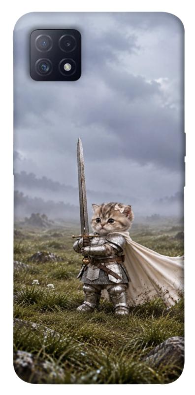Чехол itsPrint Knight kitten для Oppo A72 5G / A73 5G, мемы, купить оптом с доставкой