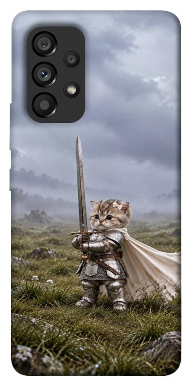 Чехол itsPrint Knight kitten для Samsung Galaxy A53 5G, мемы, купить оптом с доставкой