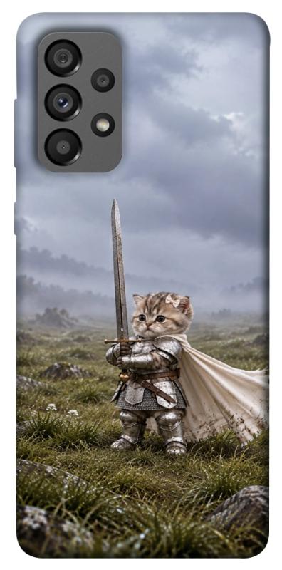 Чехол itsPrint Knight kitten для Samsung Galaxy A73 5G, мемы, купить оптом с доставкой