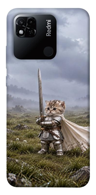 Чехол itsPrint Knight kitten для Xiaomi Redmi 10A, мемы, купить оптом с доставкой