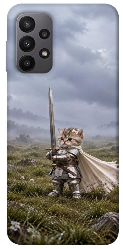 Чехол itsPrint Knight kitten для Samsung Galaxy A23 4G, мемы, купить оптом с доставкой
