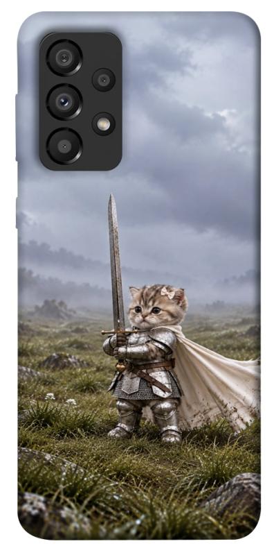 Чехол itsPrint Knight kitten для Samsung Galaxy A33 5G, мемы, купить оптом с доставкой