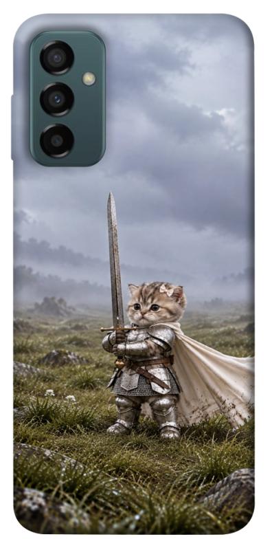 Чехол itsPrint Knight kitten для Samsung Galaxy M23 5G, мемы, купить оптом с доставкой