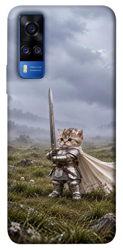 Чехол itsPrint Knight kitten для Vivo Y51a, мемы, купить оптом с доставкой