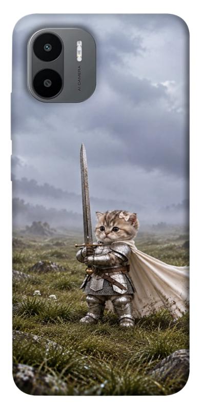 Чехол itsPrint Knight kitten для Xiaomi Redmi A1 / A2, мемы, купить оптом с доставкой